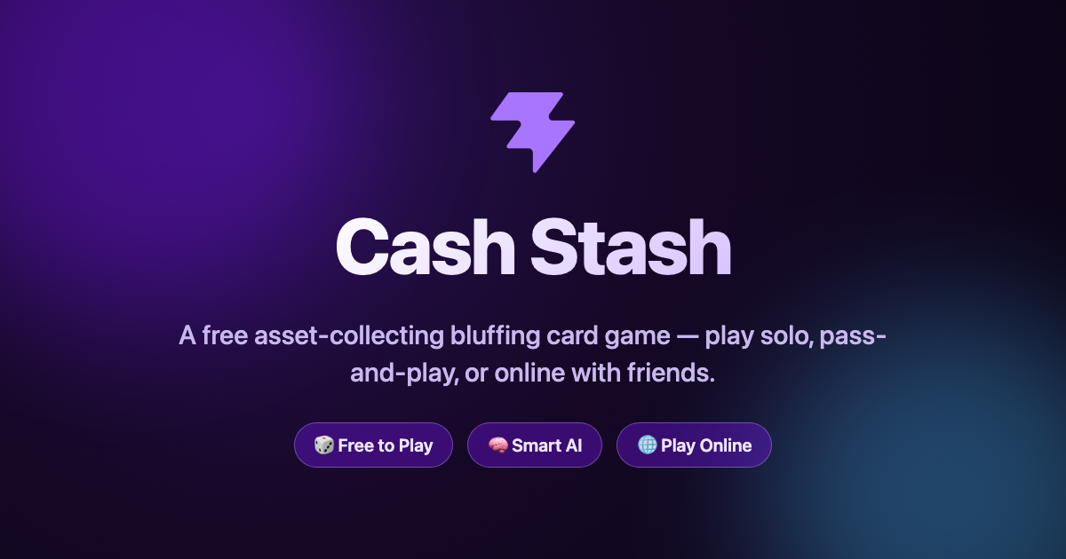Built a real-time multiplayer card game with React + Claude Code so my brother and I could play onli logo